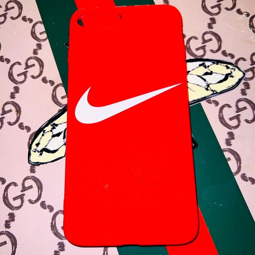 iPhone 8 Plus (Red) Phone Case.